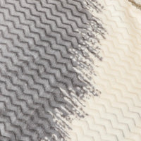 Plush pillow covers ink-wash ombré velour ultra-soft set of 2 pillowcases