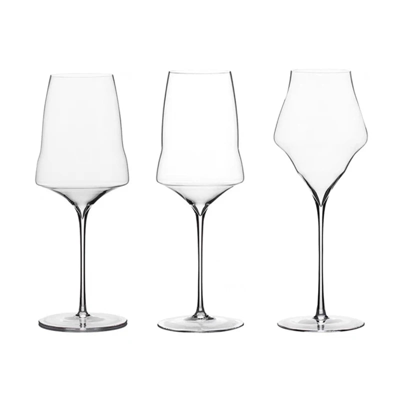 Mouth Blown Crystal Wine Glass