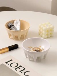 Trinket Bowl Jellyfish Shape Glossy Eco-Friendly Durable jewelry storage sundries organizer home decor