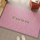 French PVC Doormat Cuttable House Entrance Welcome Mat Rug Carpet Anti Dust Pad Outdoor Aesthetic Home Room Decor-Letifly Lights and Decor