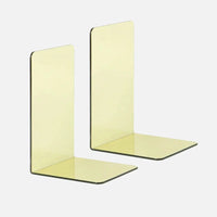 Acrylic bookends colorful modern L-shaped desk organizer