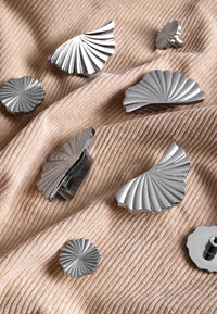 Santaya Brass Cabinet Pulls Cup Flat Chrome Drawer Pulls Kitchen Cupboard Bathroom Dresser Cabinet Knob Hardware Silver Handles-Letifly Lights and Decor