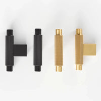 Solid Brass Cross Knob
