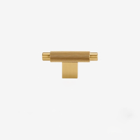 Solid Brass Cross Knob