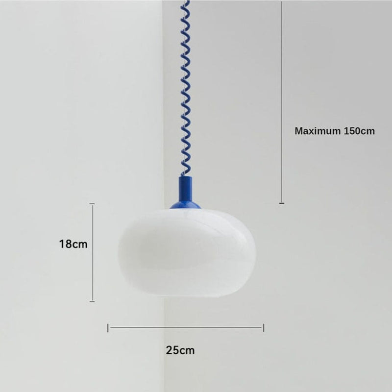 Spring Wire Retractable Pendant Light