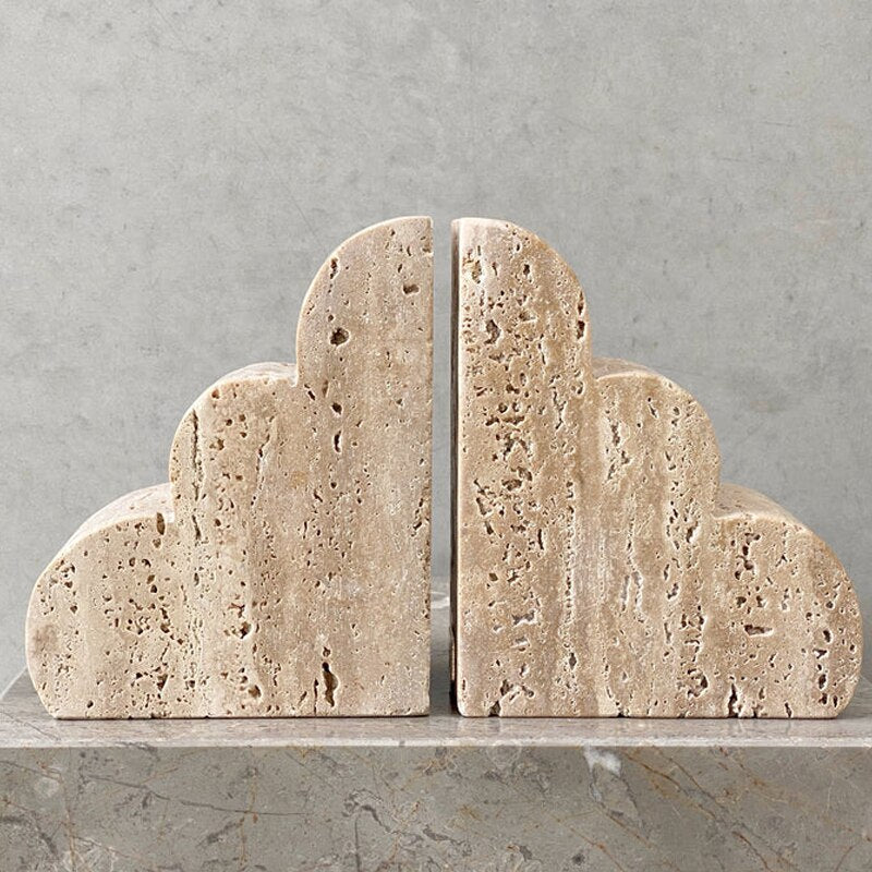 Stone Clouds Bookends