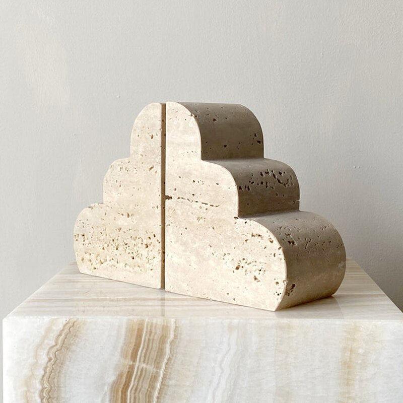 Stone Clouds Bookends