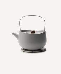 Leiph Self-heating Teapot Set - Soft Gray-Letifly Lights and Decor