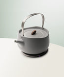 Leiph Self-heating Teapot Set - Soft Gray-Letifly Lights and Decor