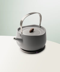 Leiph Self-heating Teapot Set - Soft Gray-Letifly Lights and Decor