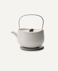 Leiph Self-heating Teapot Set - Jasmine White-Letifly Lights and Decor