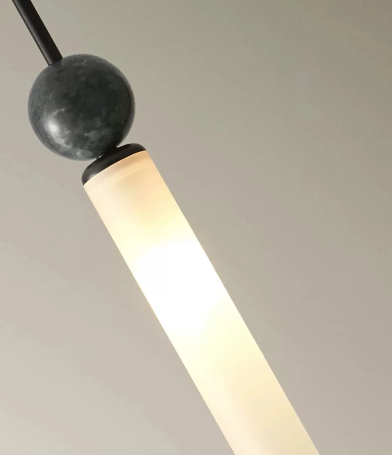 Marble Pendant Lights and chandelier sleek marble line pendant lamp