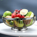 Verge Wire Basket Set stainless steel wire fruit basket modern kitchen bowl polished silver produce holder