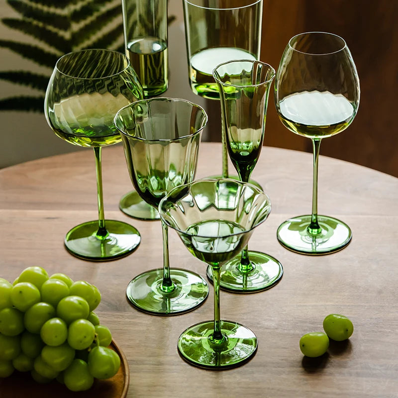 fancy wine glass Olive Grove Wine Glass