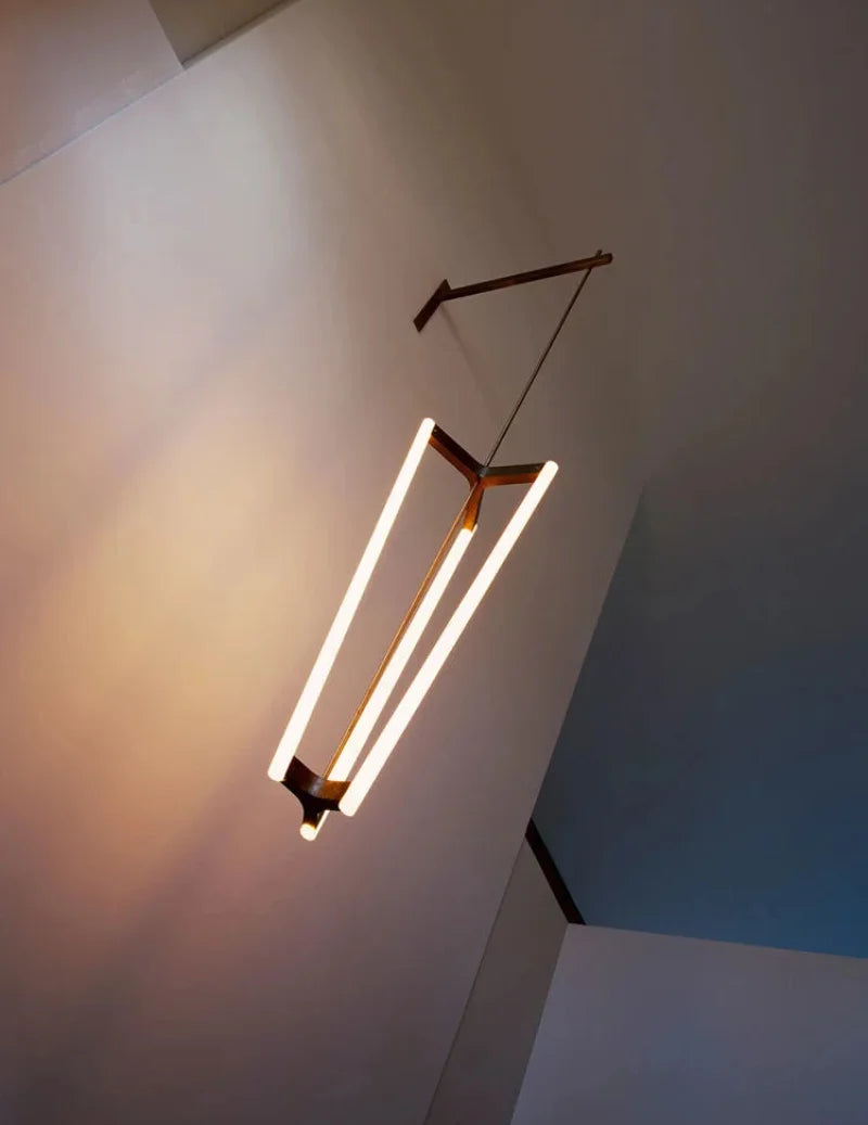 Pendant Light Triangular LED Geometric Iron Modern hanging pendant lamp