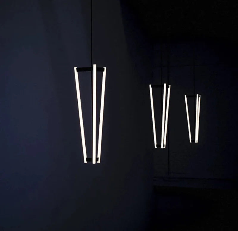 Pendant Light Triangular LED Geometric Iron Modern hanging pendant lamp