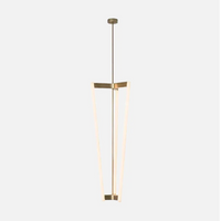 Pendant Light Triangular LED Geometric Iron Modern hanging pendant lamp