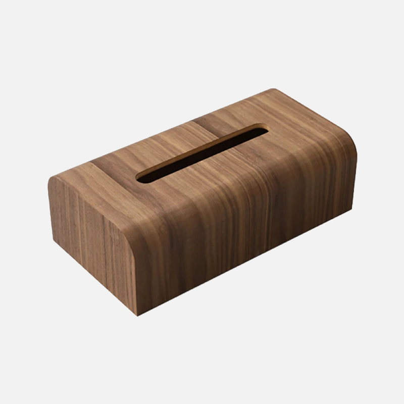 Walnut Tissue Box Walnut Wood Tissue Box – Letifly Lights & Decor