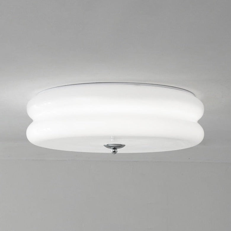 French Glass Ceiling Light