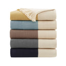 Stockholm Color Block Faux Cashmere Throw