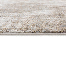 Neutral Brown and Beige Cozy Shag Area Rug Soft Textured Gradient Design Modern Living Room Floor Carpet