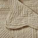 Tuscany Oversized Quilted Throw Blanket Scalloped Edges Elegant Textured Design