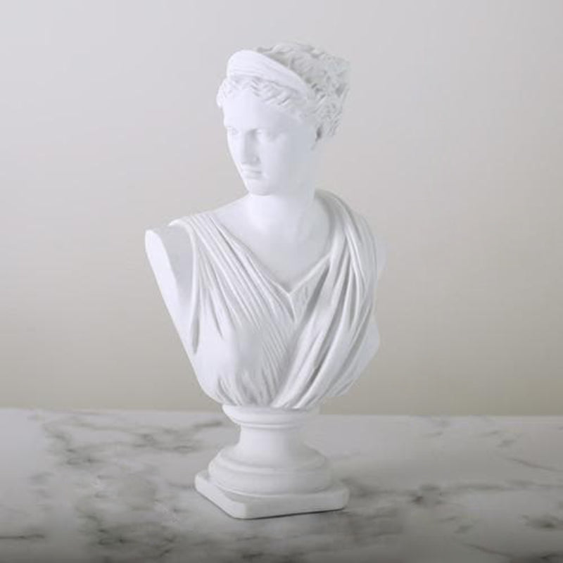 Classic Greek Bust Statuette