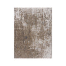 Neutral Brown and Beige Cozy Shag Area Rug Soft Textured Gradient Design Modern Living Room Floor Carpet