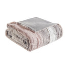 Zuri Oversized Faux Fur Throw Blanket Luxurious Plush Soft Decorative Accent
