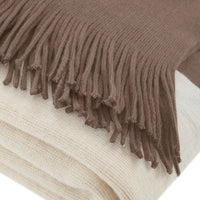 Stockholm Color Block Faux Cashmere Throw