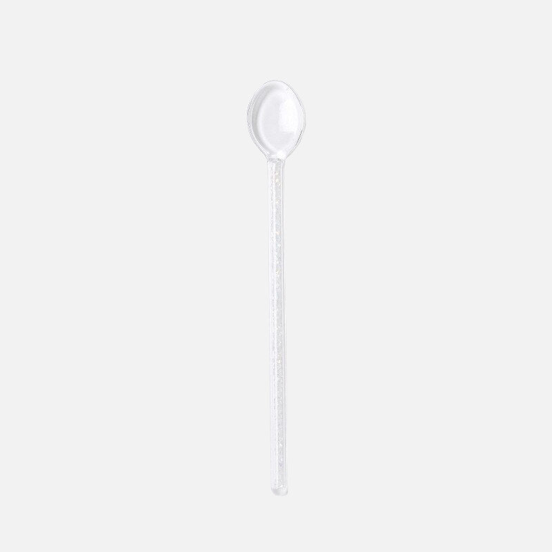 Milk Bar Glass Stirrer & Dessert Spoon