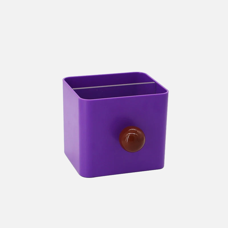Colorful Desktop Storage Box & Organizer purple brown