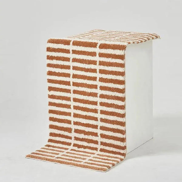 Tufted Anti-slip Stripe Long Carpet