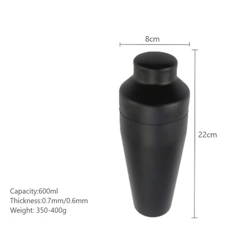 Ghost Black Matte Cocktail Shaker Set