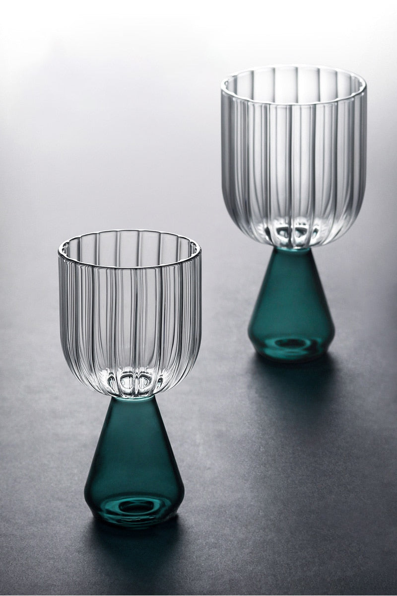 Glass Goblet Vintage Champagne Glass