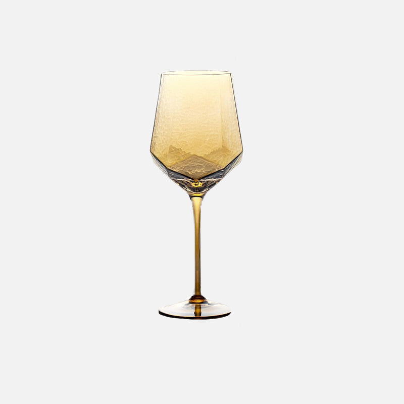 Gold Amber Wine Glasses