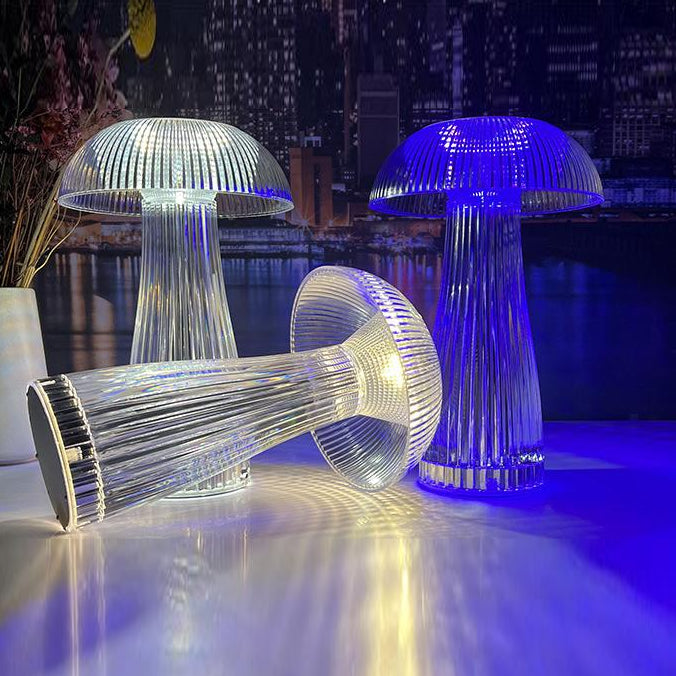 Lampe de table LED méduse