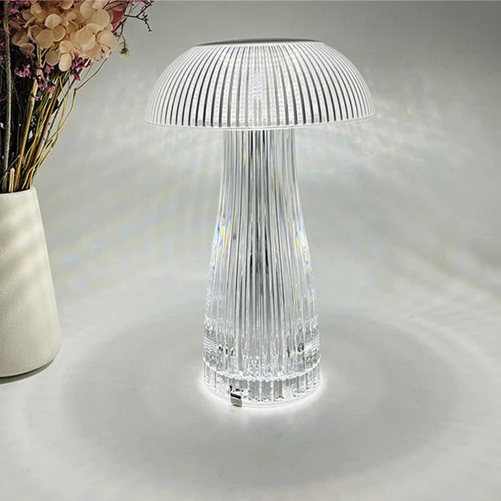 Lampe de table LED méduse