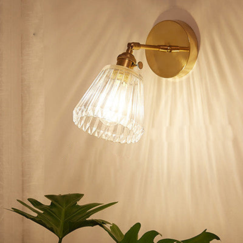 Light Sconce Glass Wall Lamp