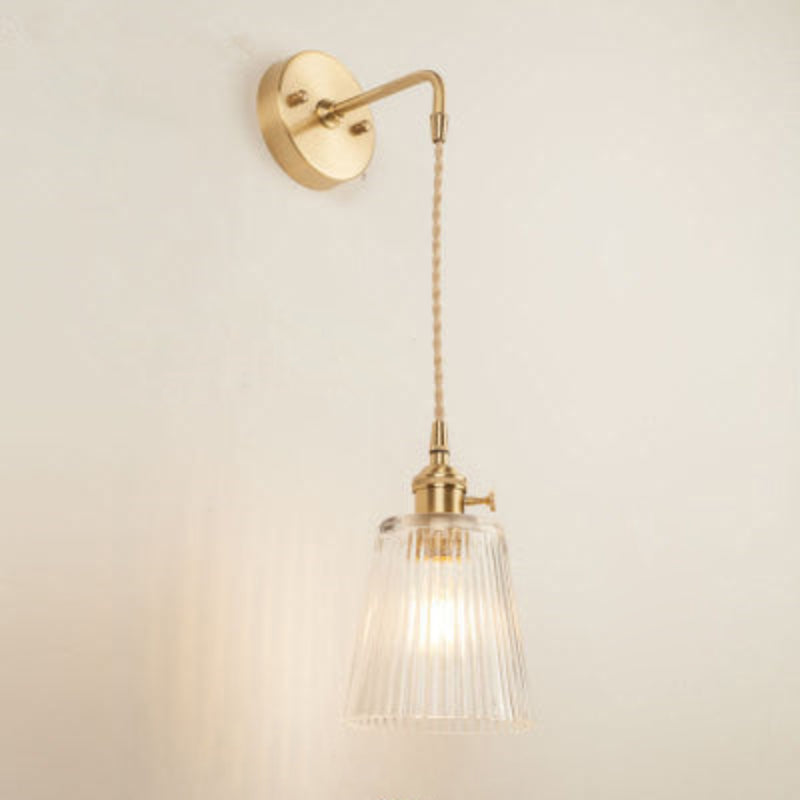 Light Sconce Glass Wall Lamp