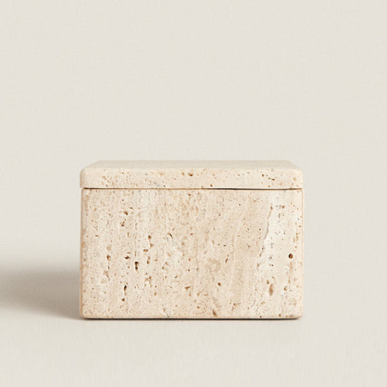 Premium Travertine Limestone Storage Box: Eco-Friendly, Stylish, and ...