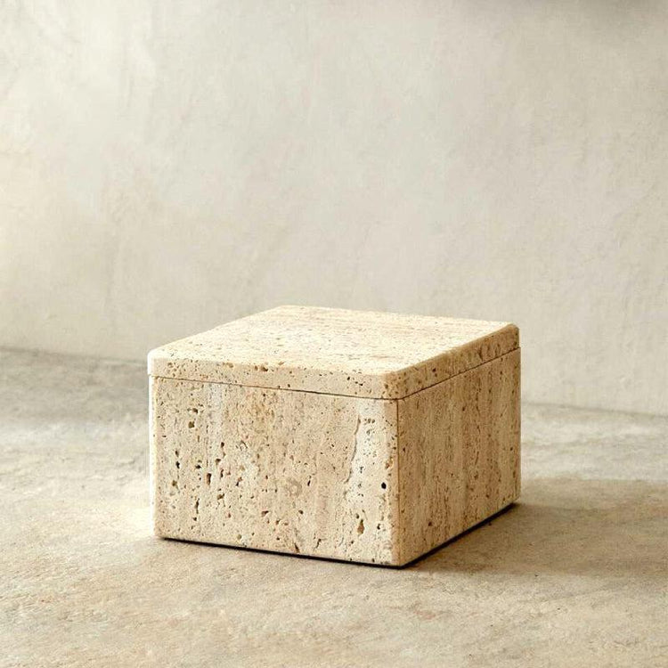 Premium Travertine Limestone Storage Box: Eco-Friendly, Stylish, and ...