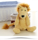 Plush corduroy squeaky dog toy animal shape durable chew toy for puppies and dogs