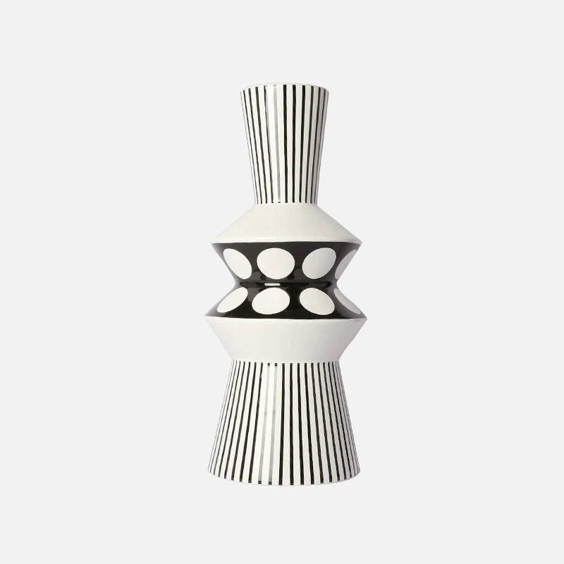 Optic Decor Ceramic Porcelain Vases