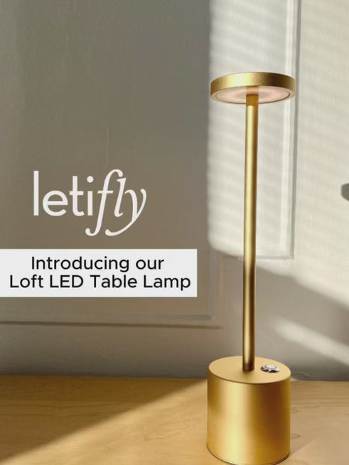 Loft LED-Akku-Tischlampe