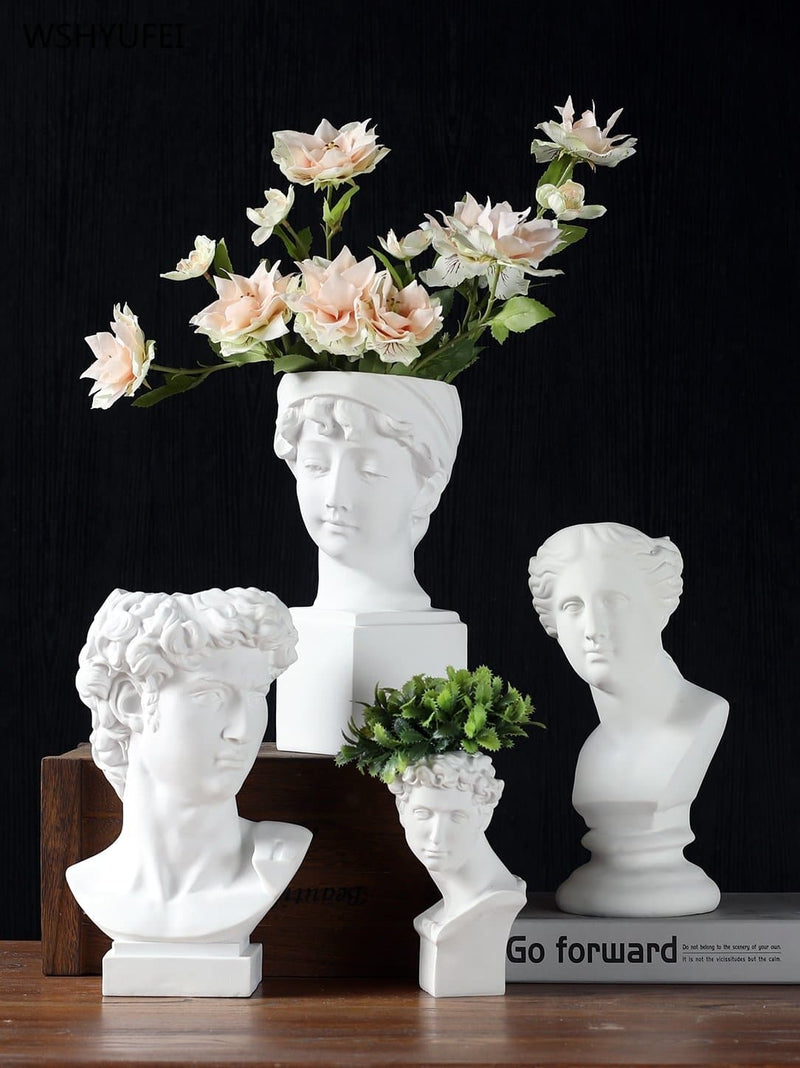 Ancient Figures Neoclassical Vases and Planters - Final Sale