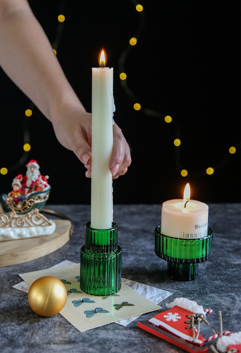 Mini Glass Candle Holders