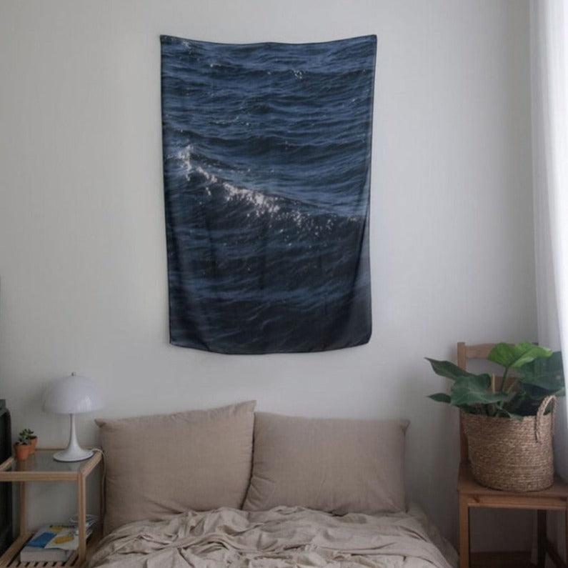 Ocean Print Tapestry & Throw