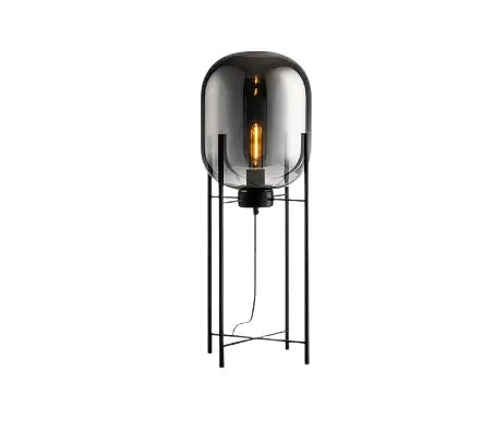 Pulpo Glass Table and Floor Lamp