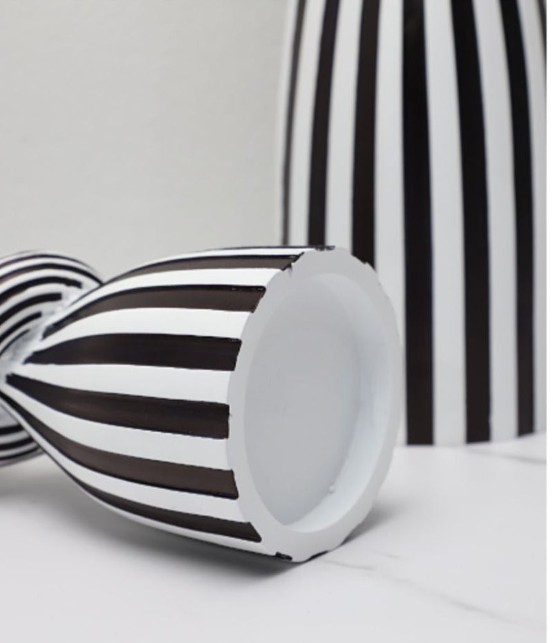 Optic Knot Stripe Candle Holder